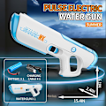 Miniatyrbild 2 av 7: Elektrisk Vattenpistol–Automatisk Påfyllning,10 m Räckvidd, Batteridriven Vattenblaster för Sommar, Strand & Pool blå