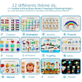 Miniatyrbillede 6 af 9: Montessori Busy Book 12 Sider, Lærende Legetøj 2-4 År, Bærbar Aktivitetsbog til Børn