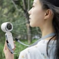 Pikkukuva 7 / 8: 3-in-1 Kannettava kädessä pidettävä turbotuuletin, 5-vaihteinen tuuletin, kannettava tuuletin matkoille/ulkoiluun/sisätiloihin musta