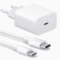 Miniatyrbillede 3 af 3: 4-pak - Oplader til iPhone Adapter+Kabel 20W USB-C Hurtigoplader