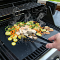Miniatyrbillede 6 af 8: 5-Pack - Grillmåtte / Non-Stick Måtte til Grill 33 x 40 cm sort