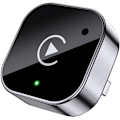 Miniatyrbillede 1 af 6: 2-i-1 Trådløs CarPlay Adapter Android Auto Trådløs Adapter Smart Mini Box USB Dongle Plug and Play WiFi Hurtig Tilslutning
