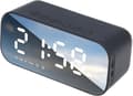 Multifunctional Digital Alarm Clock - Dual Alarm, Bluetooth Speaker with FM Radio, Adjustable Brightness and Temperature Display