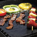 Miniatyrbillede 7 af 8: 5-Pack - Grillmåtte / Non-Stick Måtte til Grill 33 x 40 cm sort