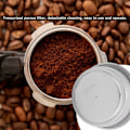 Miniatyrbillede 4 af 5: Filter til kaffe, porøs 51mm dobbelt kop trykfilter, bærbar dobbeltlags filterkurv, reservedele til kaffemaskiner