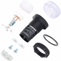 Miniatyrbillede 2 af 5: 10 stk. LED-indikatorlamper AD16-22D/S - 22mm 20mA LED-panelmontering forsænket (rød/grøn/blå/gul/hvid??, 2 stk. af hver farve)