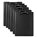 Miniatyrbild 1 av 5: Dual Clip Clipboard Mapp, 6-pack A4 Vikbar Clipboard Mapp Flip skrivblock för skolkontoret
