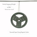 Pikkukuva 2 / 5: 10 kappaleen magneettiset koukut, 10 kg + vahvat magneetit jääkaappikoukkuilla, raskaat kattokoukut, magneettiset koukut