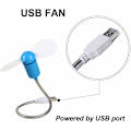 Miniatyrbillede 3 af 5: Mini USB-ventilator 4-pak bærbar fleksibel ventilator køler til stationær pc-computer