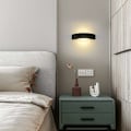 Miniatyrbillede 2 af 5: LED indendørs væglampe, moderne vægbelysning, 3000K varm hvid jern og akryl, ??16cm, 7W, ganglampe til stue, arbejdsværelse, soveværelse, trappe
