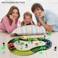 Miniatyrbild 4 av 5: 3-pack magiska rälsbilsleksaker för barn, 5 LED-blixtljus Förpackning 3