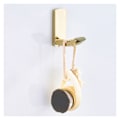 Miniatyrbillede 4 af 5: Badeværelse Håndklæde Væg Krog Køkken Guld Frakke Krog Messing Stærk Sug Kop Nøglehætte Taske Hanger Frakke Krog 1 Stykke Guld