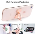 Miniatyrbilde 4 av 5: Telefonringholder og håndgrep 360 justerbar fingermetallstativ bilfeste universal for Iphone mobiltelefoner nettbrett Xr Xs Max 8 7 6 6s 5s Plus