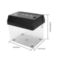 Miniatyrbild 4 av 5: Bärbar elektrisk pappersstrimlare USB batteridriven strimlare dokument papperskapningsverktyg kontor