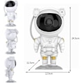 Miniatyrbillede 2 af 4: Vinterkampagne, astronautprojektionslampe robotstjernehimmel led-projektionslampe med fjernbetjening og timer til boligindretning, juleværelsesindretning