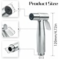 Miniatyrbillede 2 af 5: Toiletshower, Toiletshower, Bærbar toiletshower, Brusehoved i rustfrit stål (enkelt brusehoved)