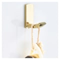 Miniatyrbillede 3 af 5: Badeværelse Håndklæde Væg Krog Køkken Guld Frakke Krog Messing Stærk Sug Kop Nøglehætte Taske Hanger Frakke Krog 1 Stykke Guld