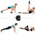 Miniatyrbild 3 av 5: 2 Ankelremmar för Bodybuilding Sport D-Ring Ankelrestraint för Fitness Träning Kabel Vikt Lyft Remmar på Styrd Lastenhet (Svart)