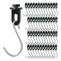 Miniatyrbild 2 av 5: 50 st växthus krokar hängare växthus twist clips växthus fixering clips med krok för utomhus trädgård hängande växter