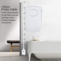 Miniatyrbild 4 av 5: Vattendetektor, Wifi-vattenlarm, 130db Superhögt vattenläckagelarm, Wifi-vattensensor, Vattenläckagedetektor med Tuya/smart Life-app, Trådlös vattenläcka