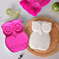 Miniatyrbild 5 av 5: Uggla kakform, silikon uggla form, djurformar, formar silikon, happy birthday presentask kakform pizza gelatinas bakning silikonform