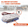 Miniatyrbild 4 av 5: Strömförsörjning 12V 60W 5A Hög kvalitet Vattentät Ip67 lämplig för utomhus MeanWell modell LPV-60-12 Transformator för 12V LED-remsa