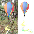 Miniatyrbillede 1 af 5: Regnbue varmluftballon vindstrimmel lys roterende farverig vindmølle streng have vindmølle udendørs dekoration, stil 2