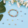 Miniatyrbild 4 av 5: 450 st Evil Eye Beads Eye Beads Handgjorda Evil Eye Resin Beads Berlocker för gör-det-själv-armband Halsband 15 färger10MM