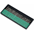 Miniatyrbillede 2 af 5: Diamant Burr Bits Bor Glas Metal Gem til Dremel Slibning Rotary Tool, 90 stk 1/8-tommer (3 mm)