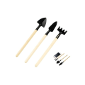 Miniatyrbild 1 av 5: Mini set blomkruka kratta spade spade plantskola växthusplantering 2-delat set 6-delat