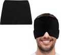 1 Cool Coletment Gel, Retractable Elastic Cooling Mask, Hot and Cold Compression Mask