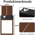 Miniatyrbild 2 av 5: Automatisk hönshusdörr med sensor, hönshusdörr, automatisk hönshusdörr, automatisk hönshusdörr (brun)