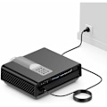 Miniatyrbillede 5 af 5: 1,5 m netledning med beskyttelseskontakt type F (CEE 7/4) til koldt stik C13-stik til pc, computerskærm, printer