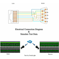 Miniatyrbillede 4 af 5: RJ45 til RS232, DB9 seriel port 9-benstik til hunstik RJ45 Cat5e/6 Ethernet/LAN udvidelsesadapter (hanstik)