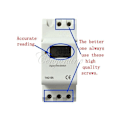 Miniatyrbillede 4 af 5: Digital programmerbar LCD-timer 220V-240V AC 16A tidsrelækontakt DIN-skinneinstallation