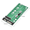 Miniatyrbild 3 av 5: M.2 Sata-adapter 22-pin (7+15) Sata Iii Ngff M.2 Sata-baserad nyckel B/b + M för Ssd 6gbps M.2 till Sata-adapterkort för bärbar dator stationär
