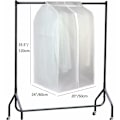 Miniatyrbillede 5 af 5: Ekstra stor tøjpose (XL 60 x 50 x 120 cm) - Langvarig opbevaring af jakke, frakke, kjole, jakkesæt, støvtæt - Transparent Becomingrich