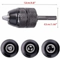 Miniatyrbillede 2 af 5: 2-13mm Nøglefri Chuck Adapter Heavy Duty Professionel Chuck 1/2-20 UNF Nøglefri Chuck Nøglefri Boremaskine med SDS Adapter