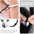 Miniatyrbild 2 av 5: 1 Set Hjärtformad Halsband För Par Magnetiska Par Bff Armband Halsband Magnet Matchande Kärlek Hjärta Pussel Halsband Armband Smycken Present Till Pojkvän