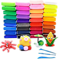 Miniatyrbild 1 av 5: 36-pack modellering lera ultra lätt lufttorkande lera magisk lera plasticine konstnärsstudio leksaker för DIY konst och hantverksprojekt present