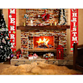 Miniatyrbild 2 av 5: God Jul-banderoller, 3 delar julhängande skylt och veranda-banderoller, hängande juldekorationer för semesterhem inomhus utomhus veranda vägg
