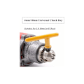 Miniatyrbild 3 av 4: Universal Chuck Wrench Set T-formad borr slagverktyg skiftnyckel ersättning chuck reparationstillbehörssats för 6 mm chuck