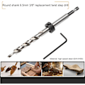 Miniatyrbild 4 av 5: 3/8" 9,5 mm Hex Torsion Steg Borrsats med djupbegränsad ringborr Jig Guide, silverstyle 2