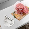 Miniatyrbild 4 av 5: Smash Burger Press för Griddle, Grill - Hamburger Press Patty Maker, Rostfritt Stål Köttplattningsverktyg-26
