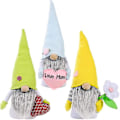 Miniatyrbild 4 av 4: 2 st Faceless Dwarf Elf Mors dag Plyschdocka Dvärgar Bordsfigurer Prydnader - Blå & Gul