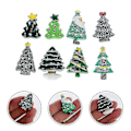 Miniatyrbild 4 av 4: 24st phone case cabochons jul platt rygg berlocker julgran cabochons