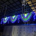 Miniatyrbild 5 av 5: Led Light String Peacock Net Light Fisknät Light 3mx0.6mWhite