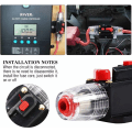 Miniatyrbillede 5 af 5: 40A Auto Vandafvisende Afbryder, 12V-24V DC Inline Sikringsholder, Manuel Nulstilling Afbryder Bil Audio Sikring, Inline Sikringsblok (40A)