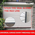 Miniatyrbild 4 av 5: Universell tätningslist för garageport, gör-det-själv-väderlistbyte