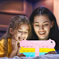 Miniatyrbillede 5 af 5: Farvet Bueskrin Cover til iPad Mini 4 Tegneserie Sjov Kawaii Sød Silikon Sjovt Cover Stilfuld Mode Unikt Design Fidget Beskyttende Æstetisk til Piger Drenge K
